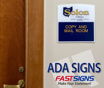 Custom ADA Wayfinding Signs Photo
